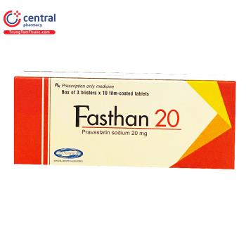 [CHÍNH HÃNG] Thuốc Fasthan 20 - giúp hạ Cholesterol máu