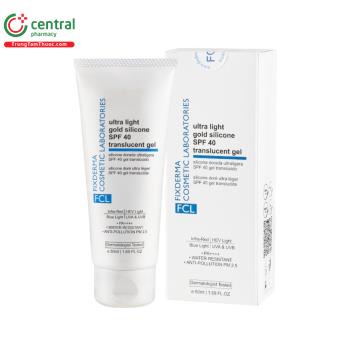FCL Ultra Light Gold Silicone SPF 40 Translucent Gel