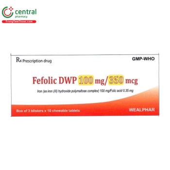 Fefolic DWP 100mg/350mcg