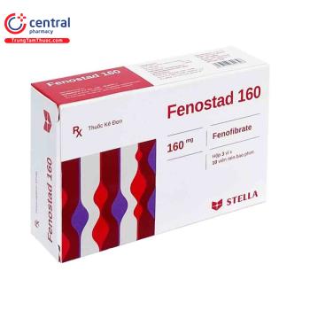 [CHÍNH HÃNG] Thuốc Fenostad 160 điều trị bệnh mỡ máu
