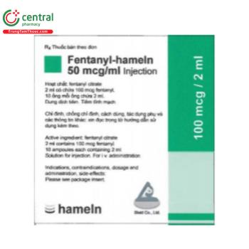 Fentanyl-Hameln 50mcg/ml Injection (ống 2ml)