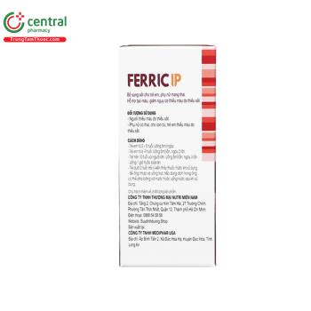 Thuốc Ferric IP (Hộp 20 ống x 5ml) - Dung dịch bổ sung sắt, giúp bổ máu