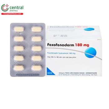 Fexofenaderm 180mg
