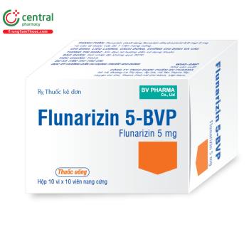 Thuốc Flunarizin 5-BVP dự phòng các cơn đau nửa đầu