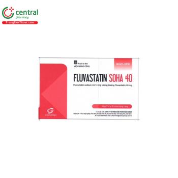Fluvastatin Soha 40mg