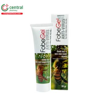 Fobe Gel Anti-Virus bảo vệ vùng da tổn thương, thúc đẩy tái tạo và phục ...
