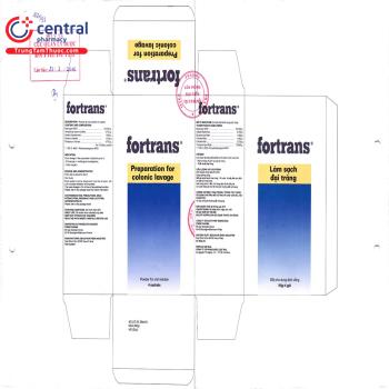 [CHÍNH HÃNG] Thuốc Fortrans - Thuốc bột làm sạch đại tràng