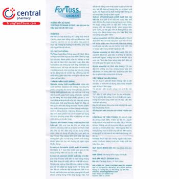 Fortuss Otosan Cough Syrup làm dịu cơn ho hiệu quả và bảo vệ niêm mạc