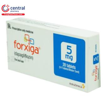 Thuốc Forxiga 5mg - Thuốc điều trị tiểu đường type 2