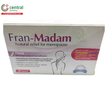Thuốc Fran-Madam cải thiện rối loạn nội tiết nữ thời kỳ mãn kinh