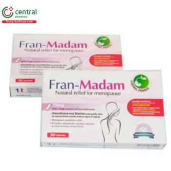 Thuốc Fran-Madam cải thiện rối loạn nội tiết nữ thời kỳ mãn kinh