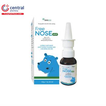[CHÍNH HÃNG] Free NOSE Adult giải pháp hoàn hảo làm giảm nghẹt mũi