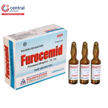 Furosemid 20mg/2ml Vinphaco