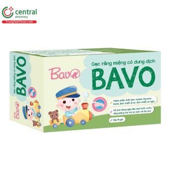 Gạc răng miệng có dung dịch Bavo