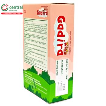 Thuốc Gadira Kids (Hộp 60 viên) hỗ trợ làm giảm triệu chứng đầy hơi