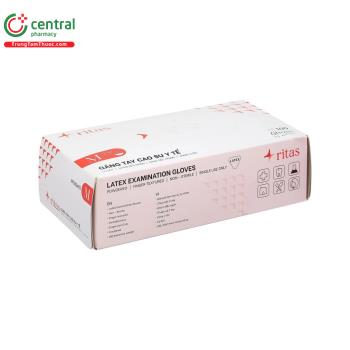 Găng tay y tế có bột Ritas Size M 