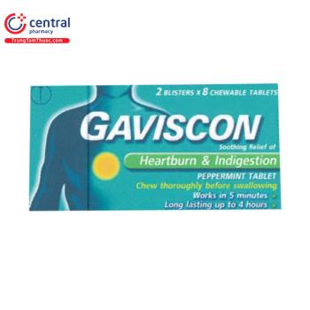 Gaviscon (Hộp 16 viên)