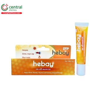 Gel bôi ngoài da Hebay 15g 