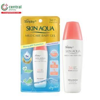 Gel chống nắng Sunplay Skin Aqua Mild Care Baby Gel 