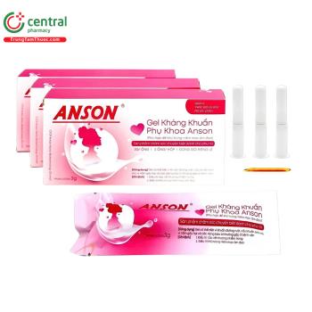 Gel kháng khuẩn phụ khoa Anson