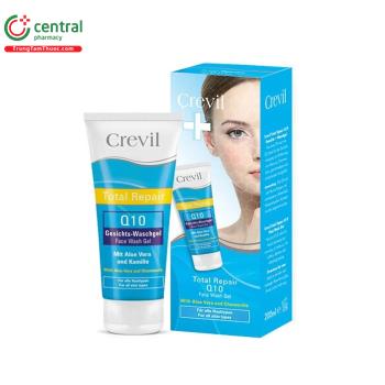 Gel rửa mặt Crevil Total Repair Q10 200ml