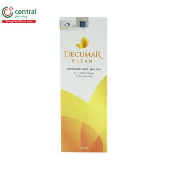 Gel rửa mặt Decumar Clean 50g - Làm sạch, dưỡng ẩm, ngừa mụn trên da