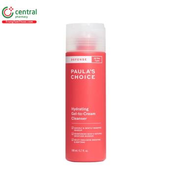 Gel rửa mặt Paula's Choice Defense Hydrating Gel-To-Cream Cleanser 198ml