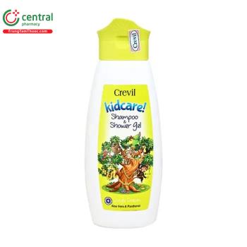 Gel tắm gội Crevil Kidcare Shampoo & Shower Gel 300ml