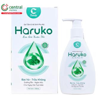 Gel Tắm & Vệ Sinh Phụ Nữ Haruko Bạc Hà - Trầu Không