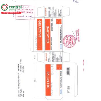 Thuốc Gelactive - Cải thiện nhanh tình trạng trào ngược dạ dày thực quản