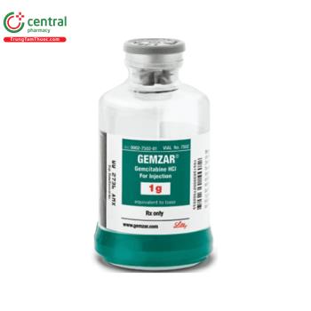 Thuốc Gemzar 1g điều trị ung thư phổi, ung thư vú di căn