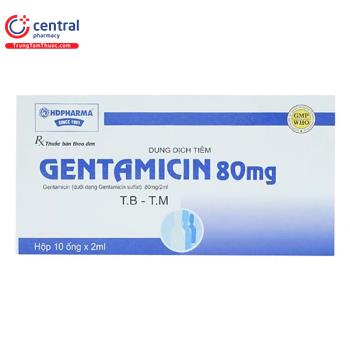 Gentamicin 80mg HDPHARMA