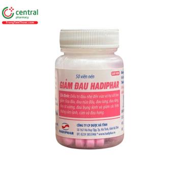 Giảm đau Hadiphar