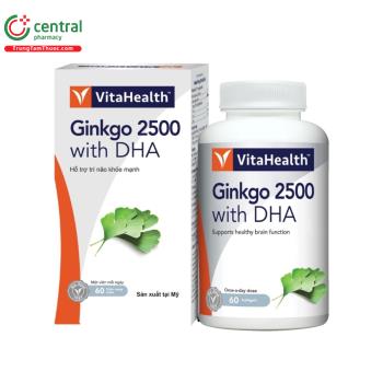 Ginkgo 2500 with DHA VitaHealth