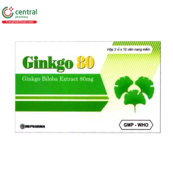 Ginkgo 80mg HDPharma 