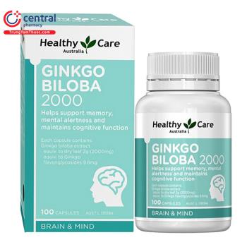 Ginkgo Biloba 2000 Healthy Care