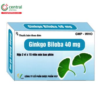 Ginkgo Biloba 40mg VCP