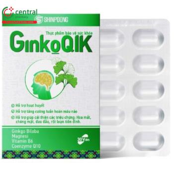 GinkoQik (Hộp 30 viên)