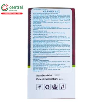 Glumin Rex - Hỗ trợ tăng tiết dịch khớp, giảm khô khớp, cứng khớp, đau khớp