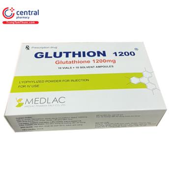 [CHÍNH HÃNG] Thuốc Gluthion 1200 - bột pha tiêm tăng cường miễn dịch