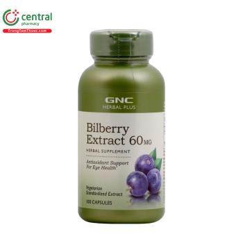 GNC Bilberry Extract 60mg