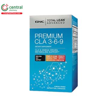 GNC Total Lean Premium CLA 3-6-9 tăng sức khỏe tim mạch, giảm mỡ