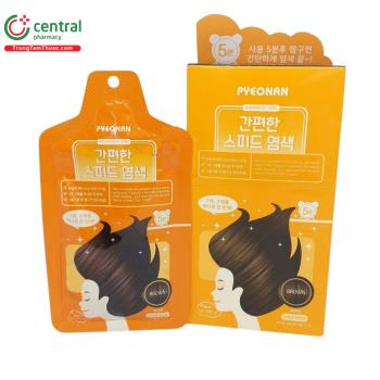 Gội khô nhuộm Thảo dược Pyeonan Màu Nâu Socola (Brown)