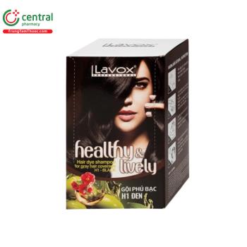 Gội phủ bạc Lavox Healthy&Lively H1 Đen
