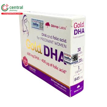 Thuốc Gold DHA Olimp Labs bổ sung DHA & acid folic cho phụ nữ mang thai