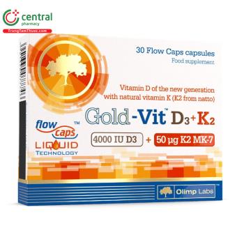Gold Vit D3+K2