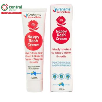 Grahams Natural Baby Nappy Rash Cream