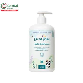 Green Tribu Bulle de douceur Gel lavant 2 en 1 sans sulfate