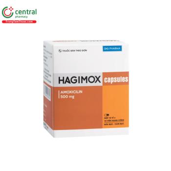 Hagimox capsules (nâu bạc-cam bạc)