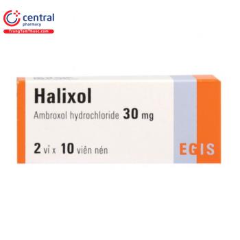Thuốc Halixol 30mg - Thuốc có tác dụng làm loãng dịch nhầy